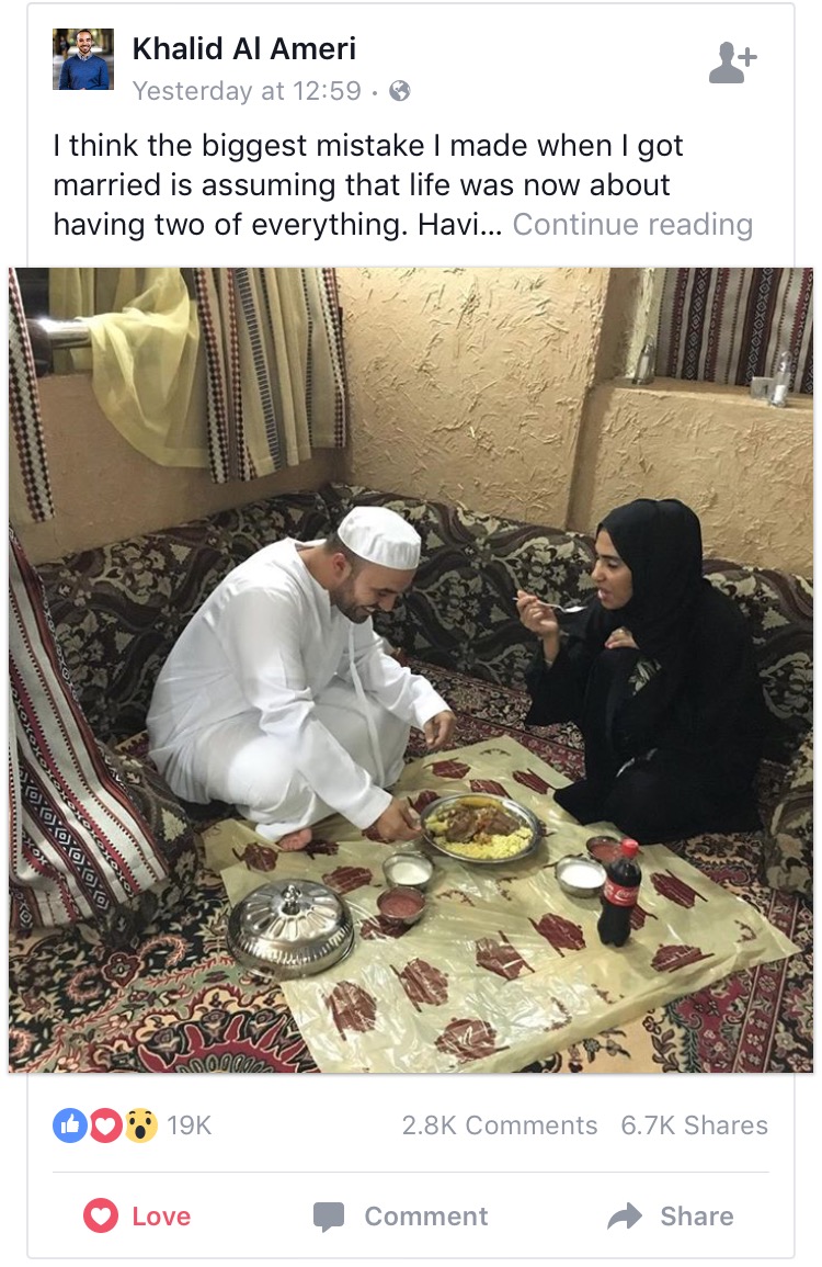 Facebook post