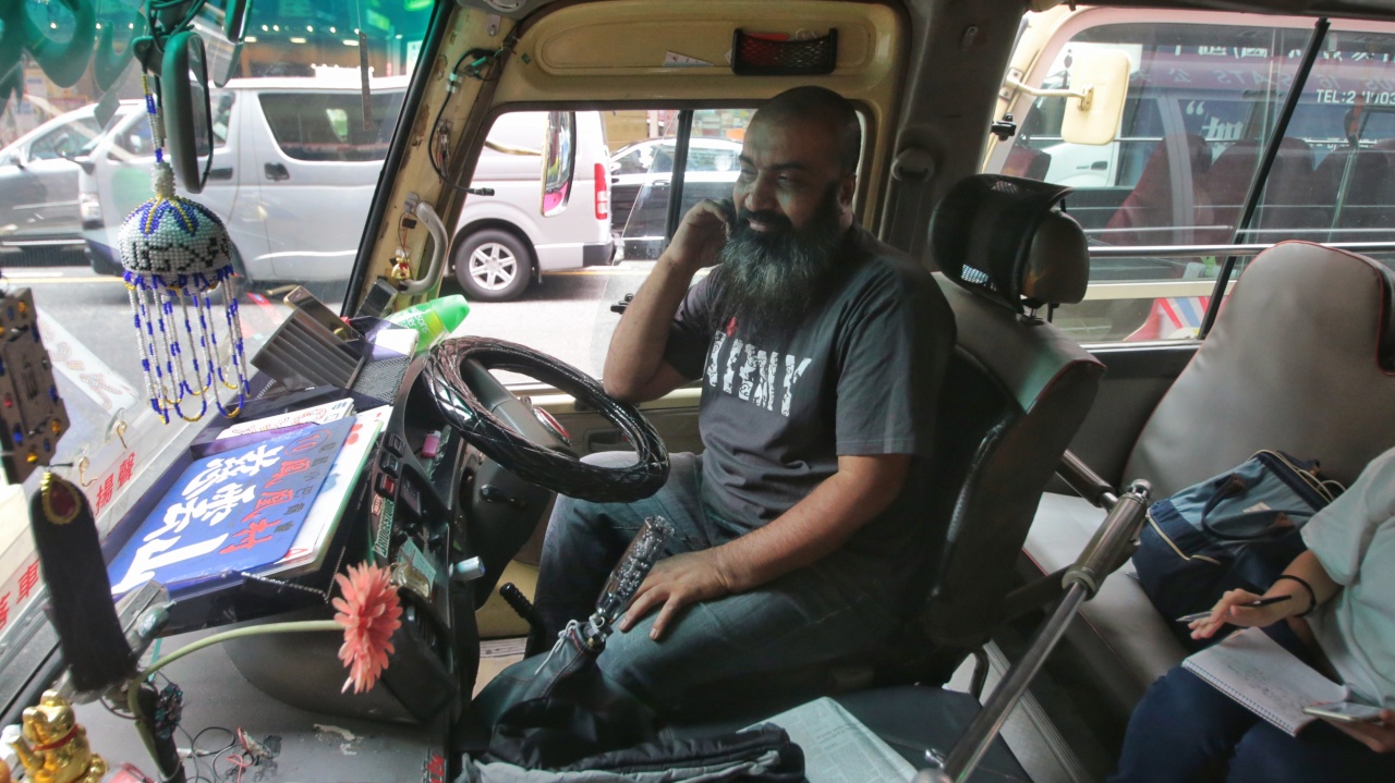 Jony speaks fluent Cantonese, passengers may not be able to identify him as a Parkistani. (Photo by Wong Wai Man)